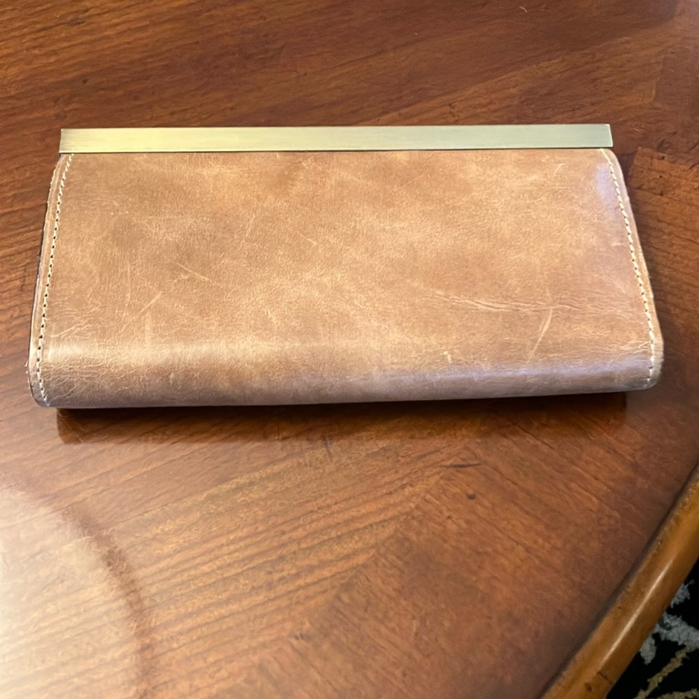 PATRICIA NASH LIGHT BROWN DRAWSTRING SHOULDER/CROSSBODY BAG WITH MATCHING WALLET - Picture 12 of 13